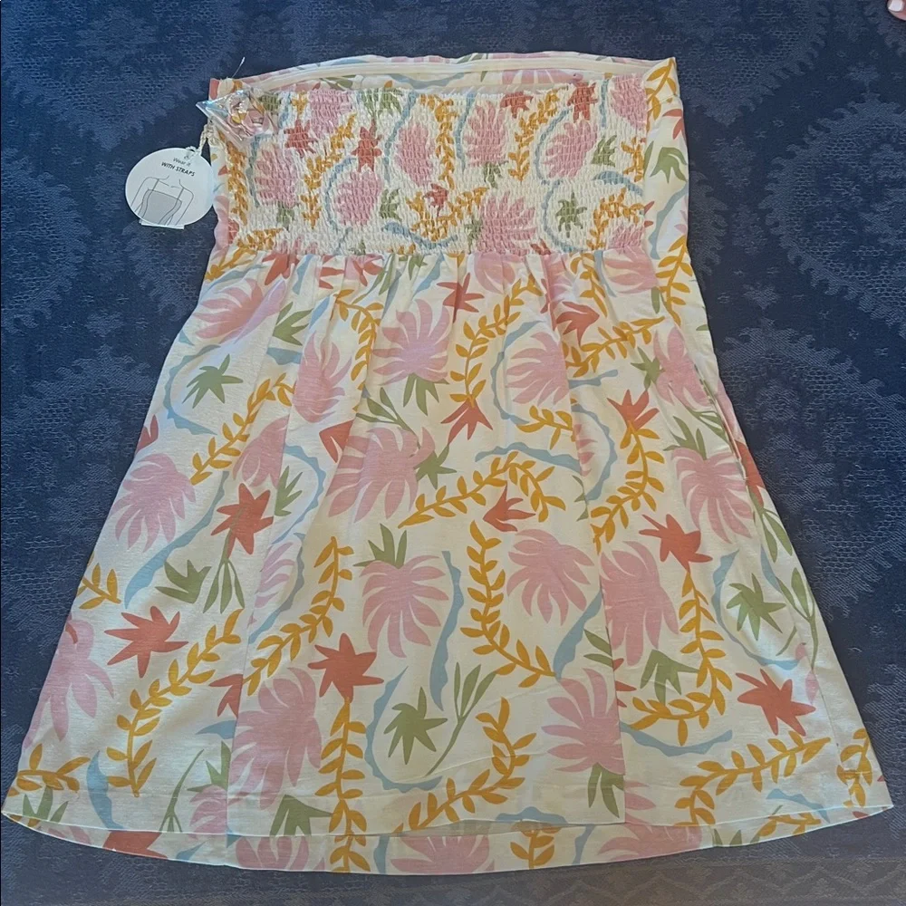 Floral Strapless Dress by Jessica Simpson - Picture 5 of 6